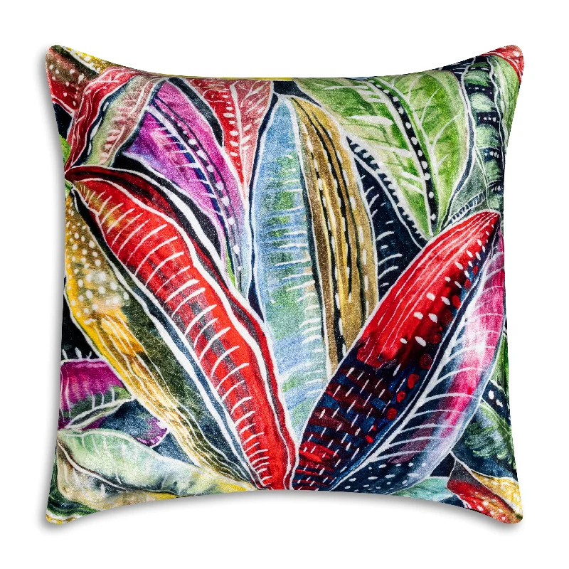 Amber Jungle Print Pillow