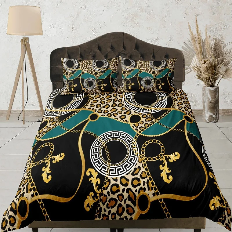 Baroque Style Luxury Duvet Cover Set Aesthetic Bedding Set Full Victorian Decor