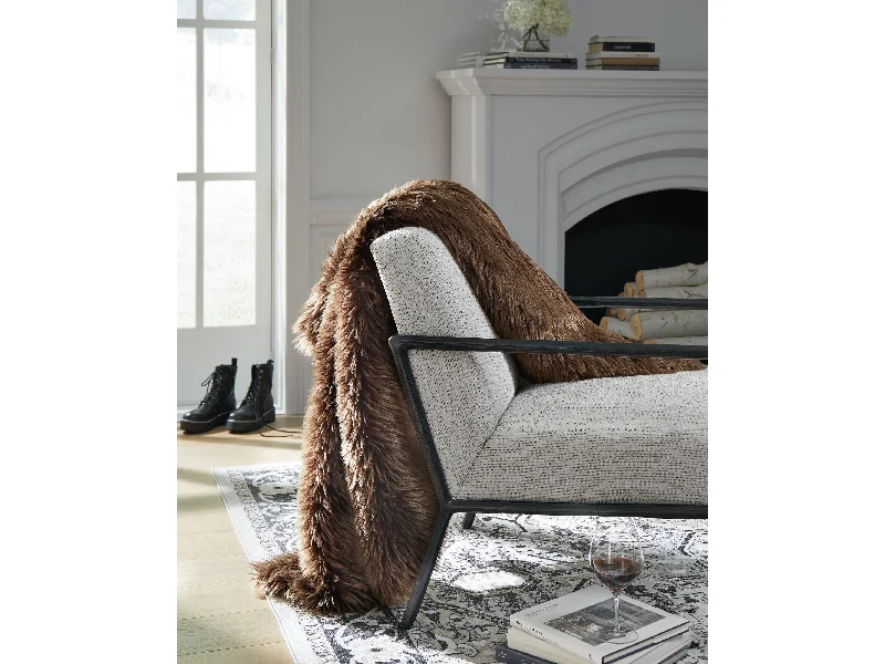 Bellethrone Brown Throw (Set of 3)