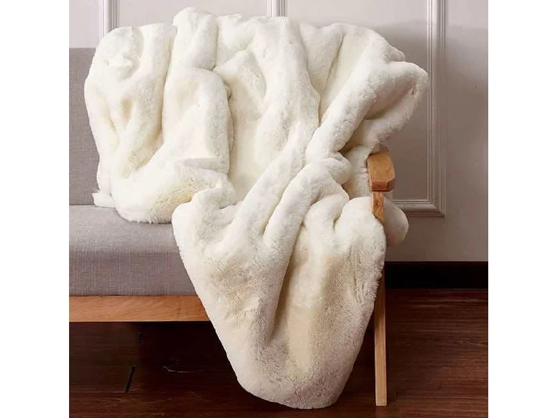 Caparica Off-White Throw