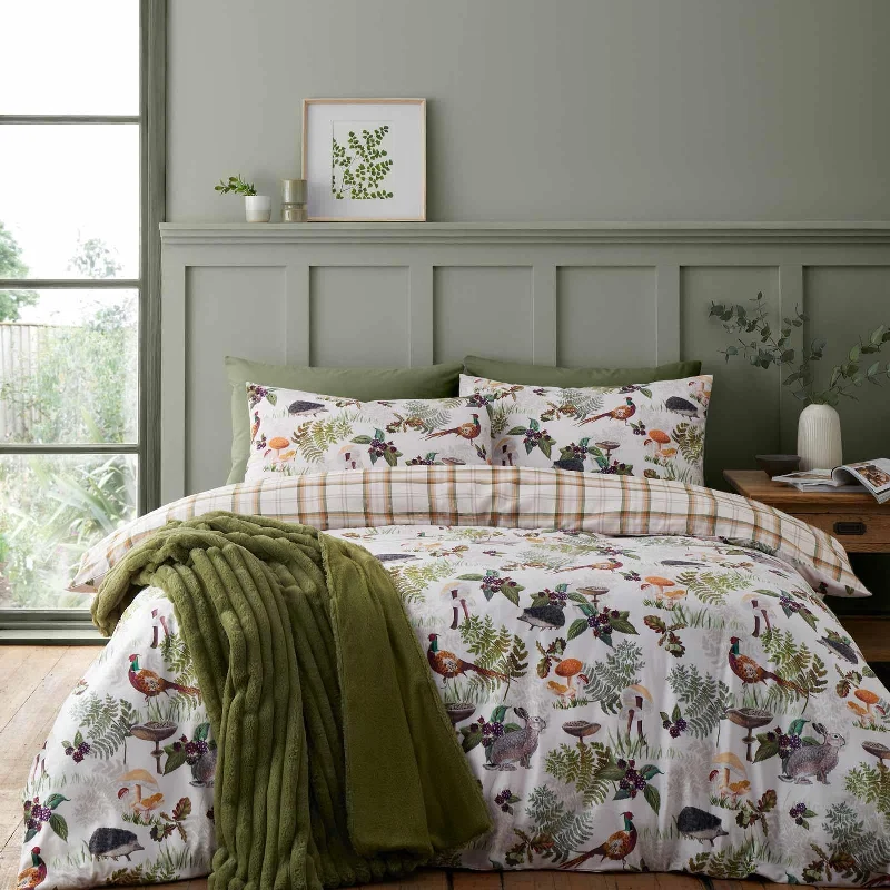 Velvet Woodland Walk Duvet Cover Set