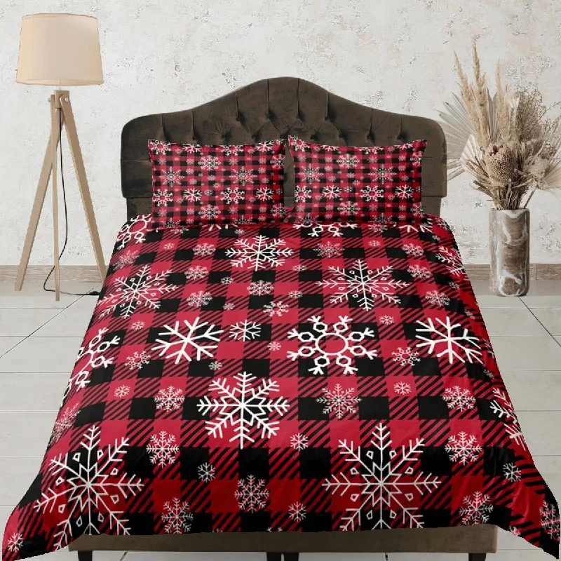 Christmas Gift Duvet Cover Pillowcase Bedspread Holiday Gift Bedding Set