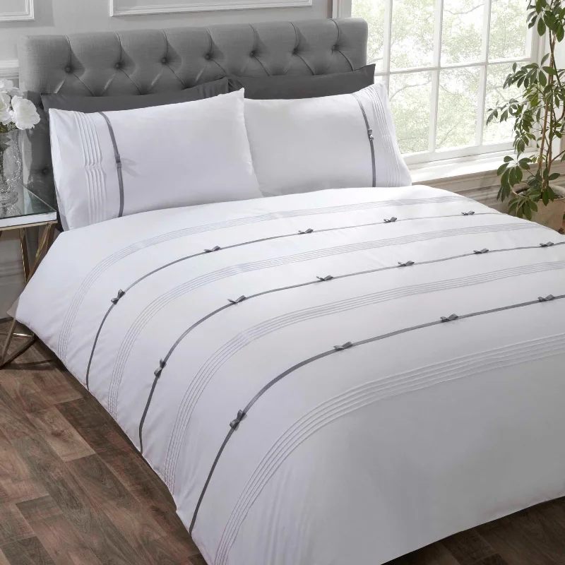 Clarissa Duvet Cover Set White