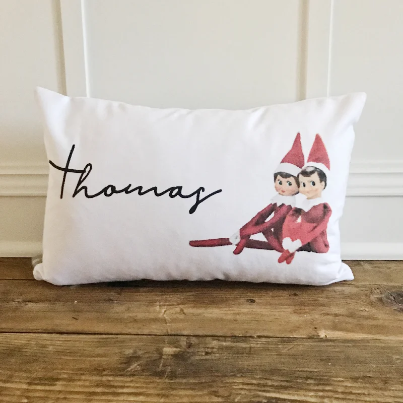 Custom Elf on the Shelf Pillow Cover