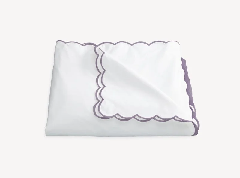 Dakota Scallop Deep Lilac Bedding by Matouk