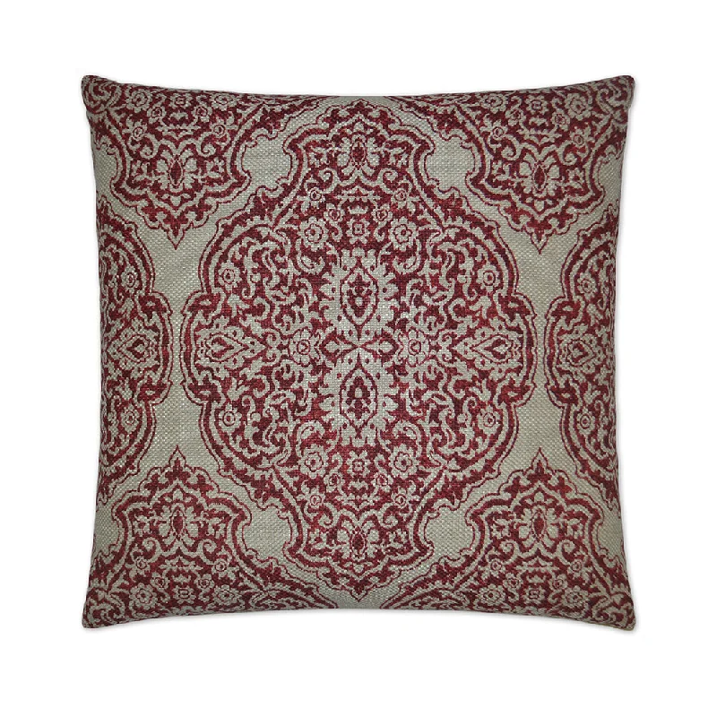 Delmonico Pillow, Red