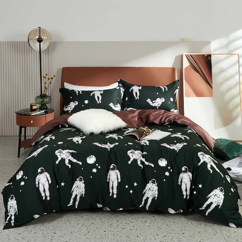 100% Long-Staple Cotton 3 PCS Duvet Cover Set - Kosma