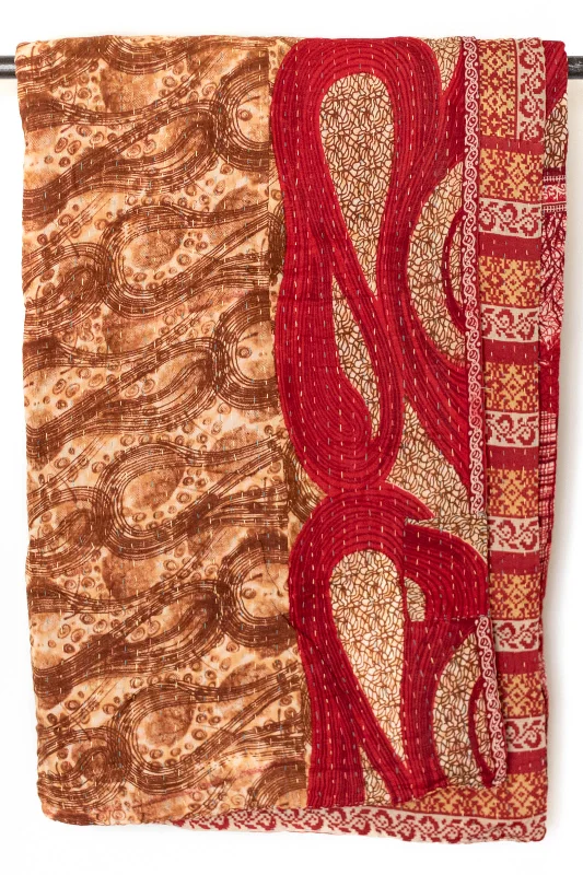 Gratitude No. 1 Kantha Large Throw