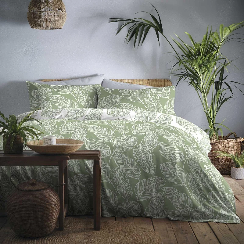 Matteo Duvet Cover Set Green