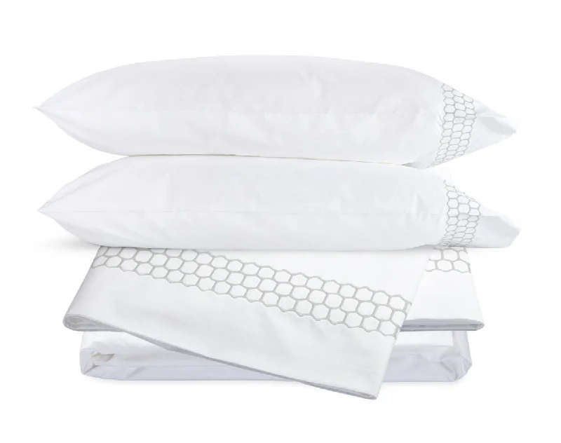 Liana Silver Sheet Set by Matouk