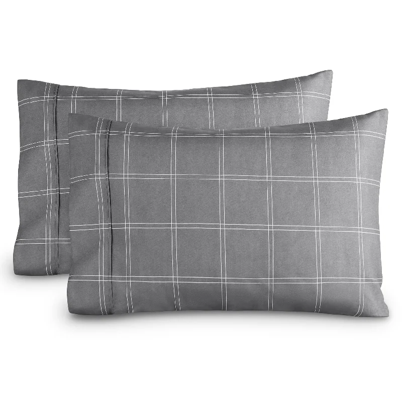 Modern Plaid - Grey/White