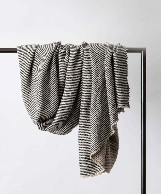 Mira Linen Throw - Ellis Stripe