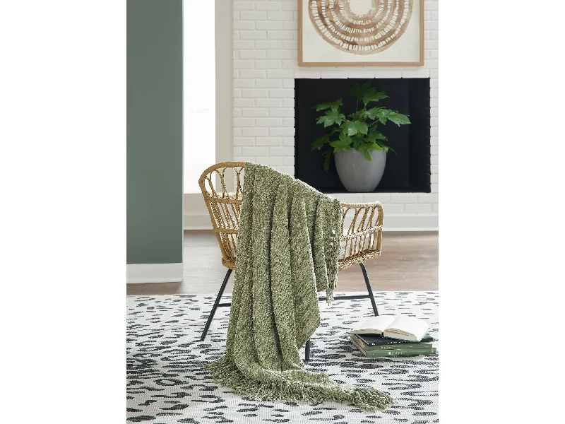 (Online Special Price) Tamish Green Throw (Set of 3)