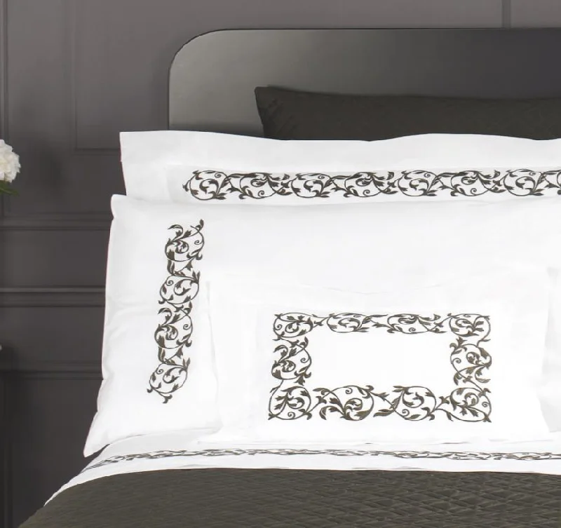 Ramages Embroidery Bedding by Dea Linens