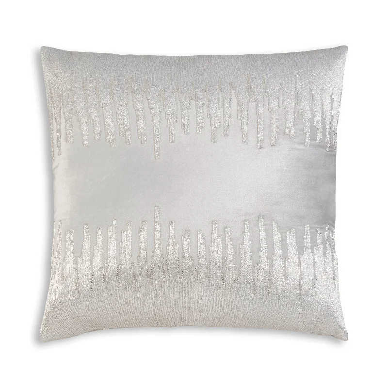 Sayra Grey Silver Pillow