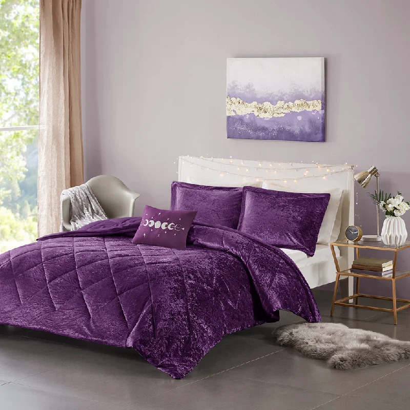 Streamdale Felicia Velvet Comforter Set