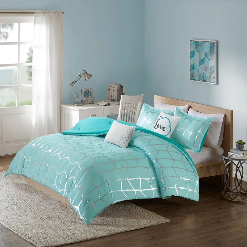 Streamdale Raina Metallic Printed Comforter Set