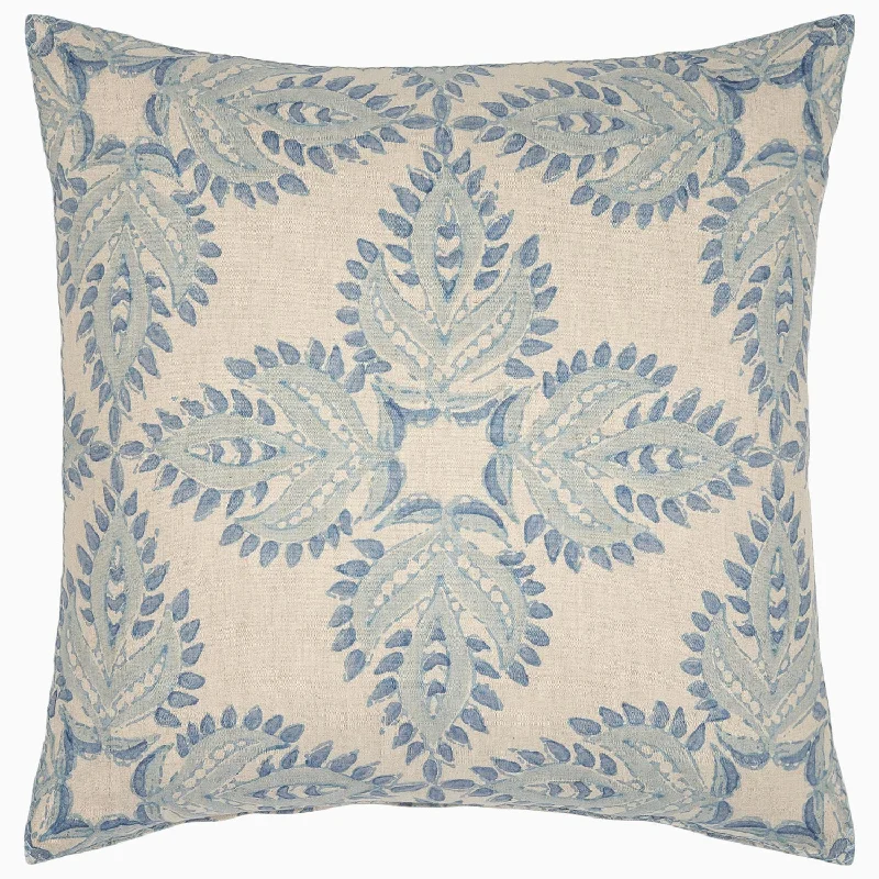 Verdin Lapis Decorative Pillow